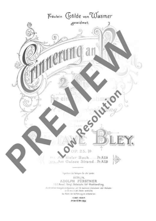 Erinnerung an Rügen in E flat major