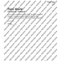 Flute World - Score and Parts