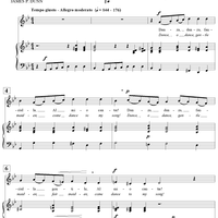 Danza Danza Fanciulla Gentile / Solfeggio (Dance, o dance, gentle maiden)