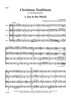 Christmas Traditions - Score