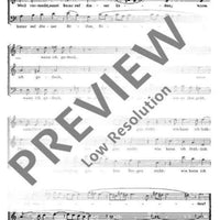 Ich armes Maidlein klag mich sehr - Choral Score