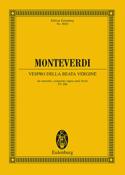 Vespro della Beata Vergine SV 206 - Full Score