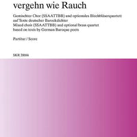 vergehn wie Rauch - Score