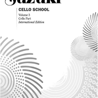 Suzuki Cello School, Volume 3 - Cello Part