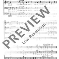 Aus dem Land der Habanera - Choral Score