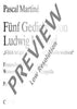 Fünf Gedichte von Ludwig Uhland - Choral Score