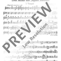 Sigurd Jorsalfar - Score and Parts