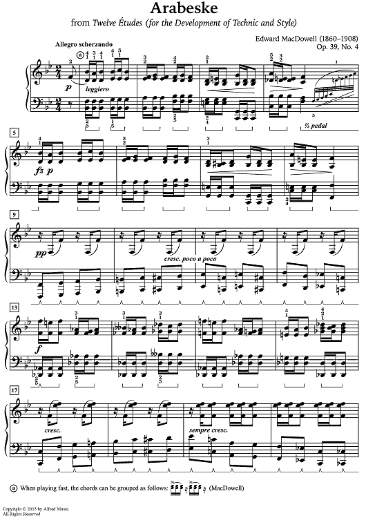 Arabeske, Op. 39, No. 4