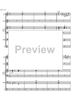 String Quartet No. 1  2nd movement - Score