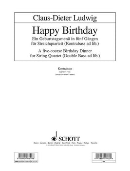 Happy Birthday - Double Bass (Optional)