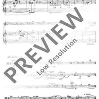 Poème - Piano Score and Solo Part