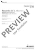 Memories of the Alhambra - Score and Parts