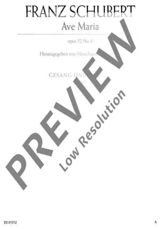 Ave Maria in A flat major