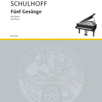 Fünf Gesänge mit Klavier