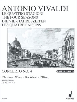 The Four Seasons in F minor - Piano Score With Solo Part