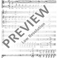 Fünf Chöre - Choral Score