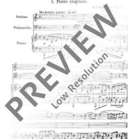 Piano Trio A minor - Full Score