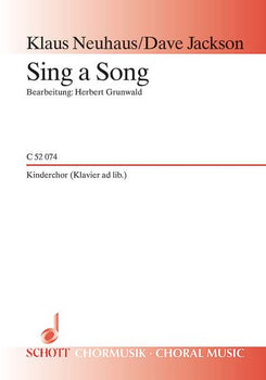 Sing A Song - Choral Score