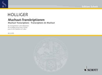 Machaut Transcriptions - Vocal And Performing Score