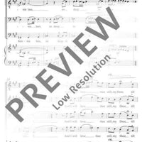 A Red, Red Rose - Choral Score