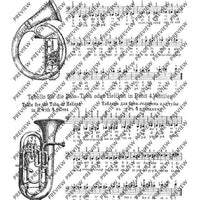 Self-instructor for the tuba in F, E flat (Helicon)
