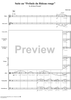 Parade: Suite au "Prélude du Rideau rouge - Full Score
