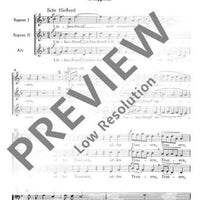 Alles ist Liebe - Choral Score