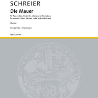 Die Mauer - Choral Score