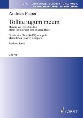 Tollite iugum meum - Choral Score