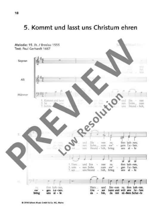Kommt und lasst uns Christum ehren