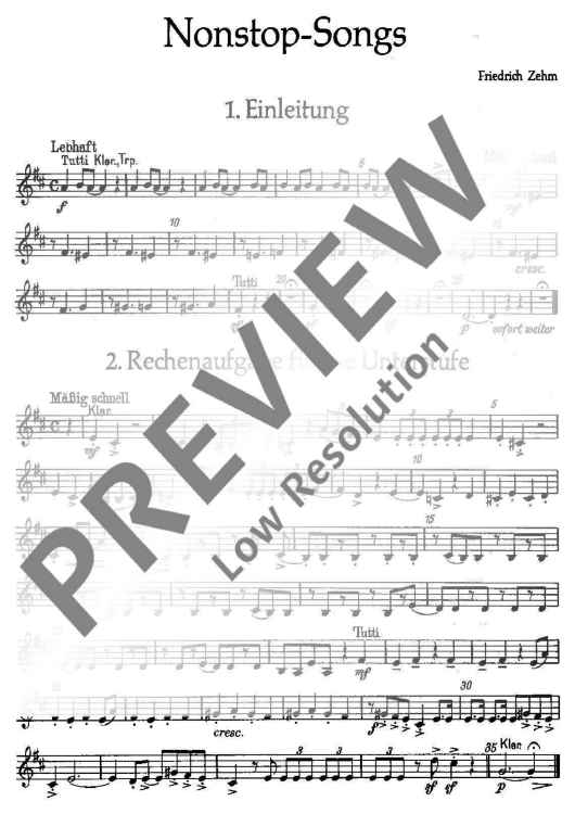 Nonstop-Songs - 3rd Part In Bb