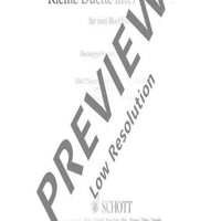 Little Duets of Old Masters - Performing Score