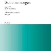Sommermorgen in C major - Choral Score