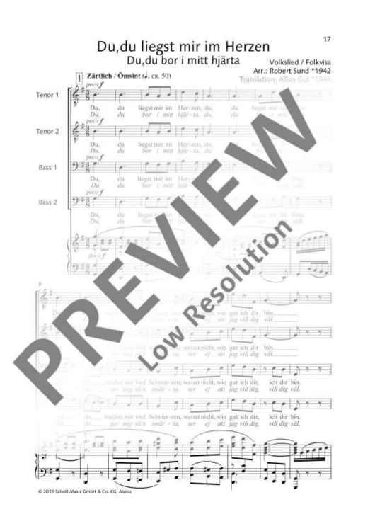 Du,du bor i mitt hjärta