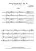 String Quartet No. 1, Mvt. 1 - Score