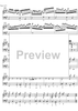 Sonata A Major La Guerra - Score
