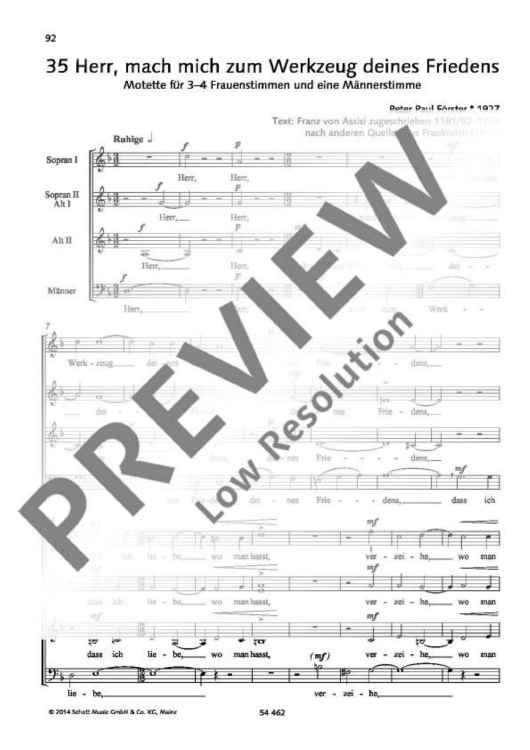 Herr, mach mich zum Werkzeug deines Friedens