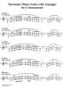 Minor Scales with Arpeggio - F Instrument