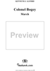 Colonel Bogey March - Db Flute/Piccolo