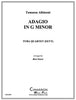 Adagio in G - Score