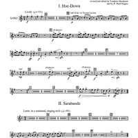 Five Dances for Five Clarinets - 1st Bb Trumpets