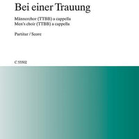Bei einer Trauung - Choral Score