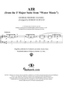 Air, from Suite in F Major from "The Water Music"