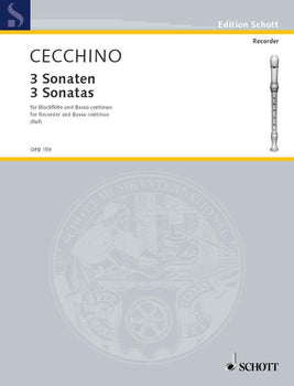 3 Sonatas - Score and Parts