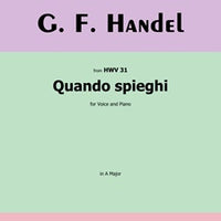 Quando spieghi - from HWV 31