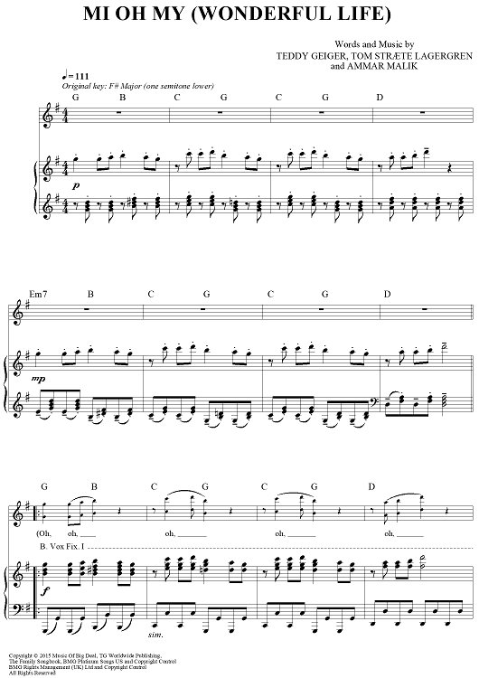 Mi Oh My (Wonderful Life)