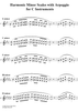 Minor Scales with Arpeggio - C Instrument