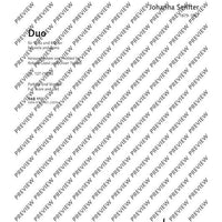 Duo in D flat major - Score and Parts