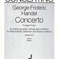 Concerto F Major - Score