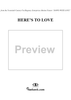 Here's to Love